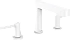 Смеситель для раковины Hansgrohe Finoris 110, со сливным клапаном Push-Open, матовый белый, 76033700