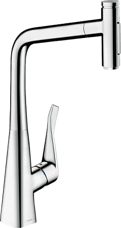 Фото - Смеситель для кухни Hansgrohe Metris Select 73816000, хром - Hansgrohe