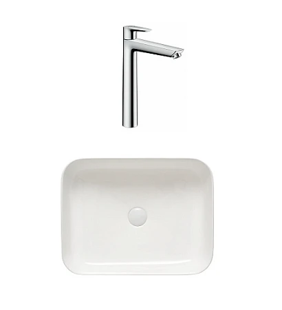 Фото - Комплект раковина San More Lamiacasa SMS971901 + смеситель Hansgrohe Talis E 71716000 - Hansgrohe