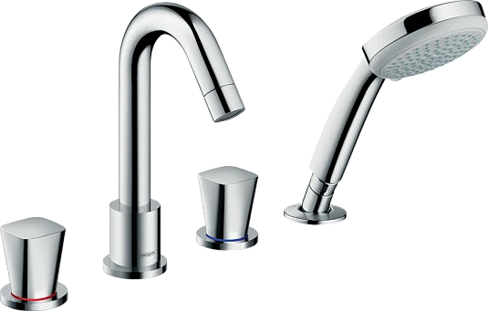 Фото - Смеситель Hansgrohe Logis 71314000 на борт ванны - Hansgrohe