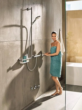 Фото - Душевой гарнитур Hansgrohe Raindance Select S 26327400 хром, белый - Hansgrohe