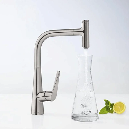 Фото - Смеситель для кухни Hansgrohe Talis 72826800 сталь - Hansgrohe