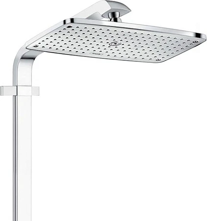 Фото - Душевая система Hansgrohe Raindance E 27288400 с термостатом, белый/хром - Hansgrohe