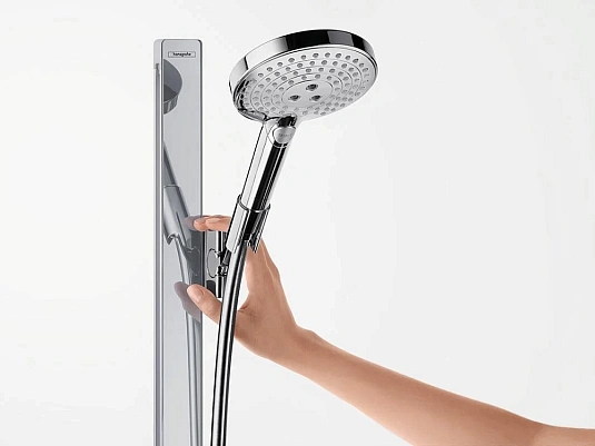 Фото - Душевой гарнитур Hansgrohe Raindance Select S 27646400 хром, белый - Hansgrohe