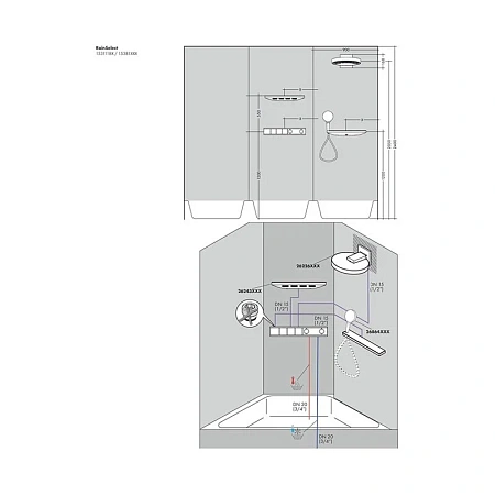 Фото - Смеситель для душа Hansgrohe RainSelect 15381340 черный - Hansgrohe