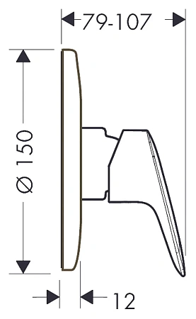 Фото - Душ гигиенический  Hansgrohe Logis 71606000/32129000/27454000/13620180 хром - Hansgrohe