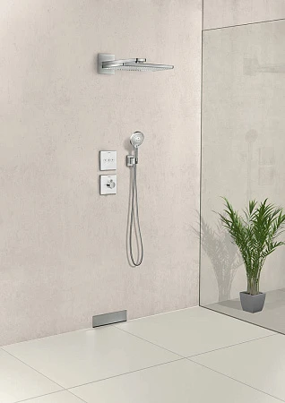 Фото - Верхний душ Hansgrohe Rainmaker Select 460 2jet 24005600, черный хром - Hansgrohe