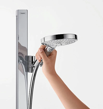 Фото - Душевой гарнитур Hansgrohe Raindance Select S 27647400 хром, белый - Hansgrohe