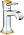 Смеситель для раковины Hansgrohe Metropol 31300090, хром золото