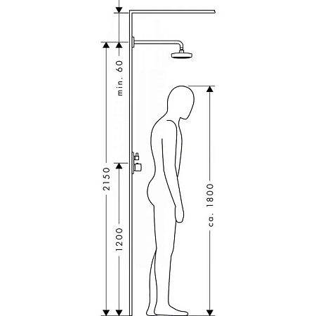 Фото - Верхний душ Hansgrohe Select E, 30 х 16 см, EcoSmart, 2 режима струи, с держателем, хром, 26609000 - Hansgrohe