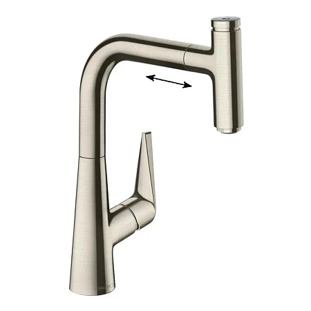 Фото - Смеситель для кухни Hansgrohe Talis Select 73852800 серый - Hansgrohe