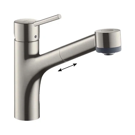 Фото - Смеситель для кухни Hansgrohe Talis 73860800 серый - Hansgrohe