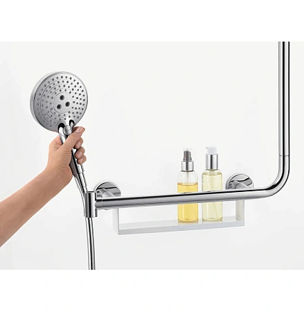 Фото - Штанга душевая Hansgrohe Unica Comfort 26404400 хром, белый - Hansgrohe