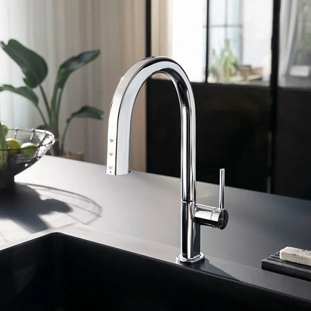 Фото - Смеситель для кухни Hansgrohe Aqittura 76806000 хром - Hansgrohe