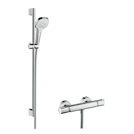 Фото - Душевая система Hansgrohe Croma Select E 27082400 хром - Hansgrohe