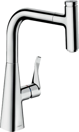 Фото - Смеситель для кухни Hansgrohe Metris Select 14857000, хром - Hansgrohe