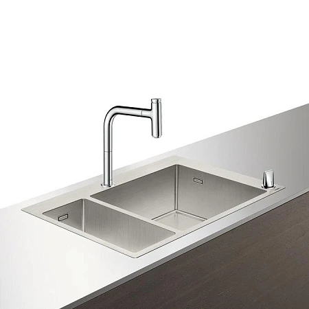 Фото - Кухонная мойка с встроенным смесителем Hansgrohe C71-F655-09 43206800 - Hansgrohe