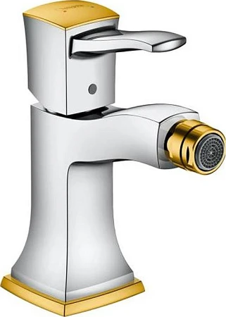 Фото - Смеситель для биде Hansgrohe Metropol 31320090, хром золото - Hansgrohe