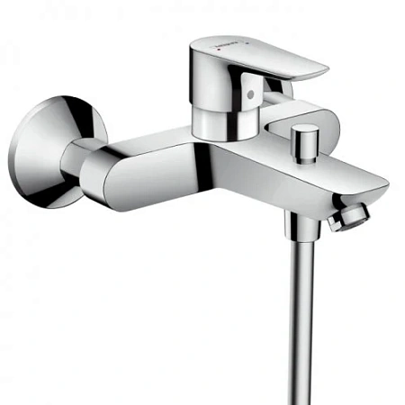 Фото - Смеситель для ванны с душем Hansgrohe Talis E 71740000/71710000 хром - Hansgrohe