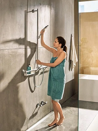 Фото - Душевой гарнитур Hansgrohe Raindance Select S 26326400 хром, белый - Hansgrohe