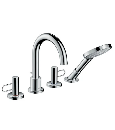 Фото - Смеситель на край ванны Axor Uno 38445000, хром - Hansgrohe