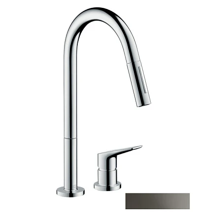 Фото - Смеситель для кухни Axor Citterio M 34822330, черный хром - Hansgrohe