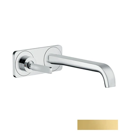 Фото - Смеситель для раковины Axor Citterio E 36114990, золото - Hansgrohe