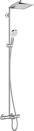 Фото - Душевая стойка Hansgrohe Crometta E 240 1jet Showerpipe  27298000 - Hansgrohe