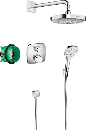 Фото - Душевой комплект Hansgrohe Croma Select E 27294000 - Hansgrohe