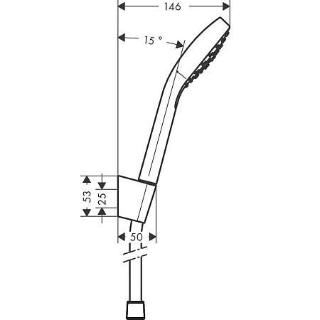 Фото - Душевой комплект Hansgrohe, хром, 71400000/71070000/26410400 - Hansgrohe