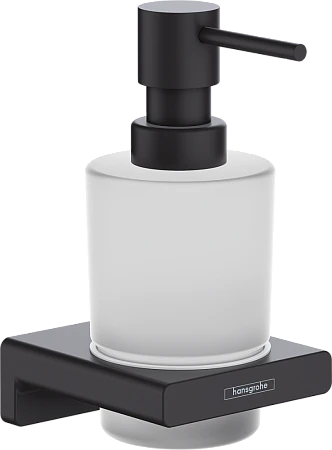 Фото - Дозатор для жидкого мыла Hansgrohe AddStoris 41745670, черный матовый - Hansgrohe
