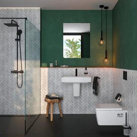 Фото - Подвесной унитаз Hansgrohe EluPura Original Q HGSET003 с сиденьем микролифт, белый - Hansgrohe