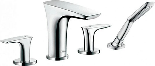 Фото - Смеситель Hansgrohe PuraVida 15446000 на борт ванны - Hansgrohe