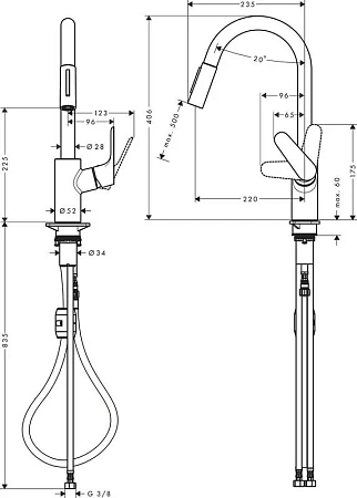 Фото - Смеситель для кухни Hansgrohe Focus 31833000 хром - Hansgrohe