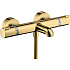 Термостатический смеситель для ванны c душем Hansgrohe Ecostat Comfort 13114990, полированное золото