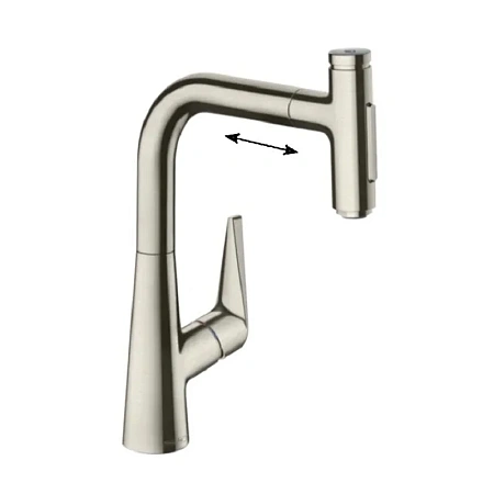 Фото - Смеситель для кухни Hansgrohe Select 72824800 серый - Hansgrohe