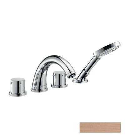 Фото - Смеситель на край ванны Axor Starck 10451310, красное золото - Hansgrohe