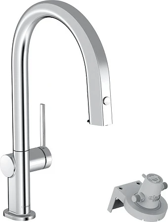 Фото - Смеситель для кухни Hansgrohe Aqittura M91 FilterSystem 210 76803000, хром - Hansgrohe