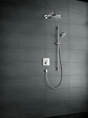 Фото - Термостат для душа Hansgrohe ShowerSelect 15763990, золото - Hansgrohe