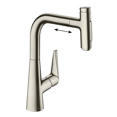 Фото - Смеситель для кухни Hansgrohe Talis Select 73868800 серый - Hansgrohe