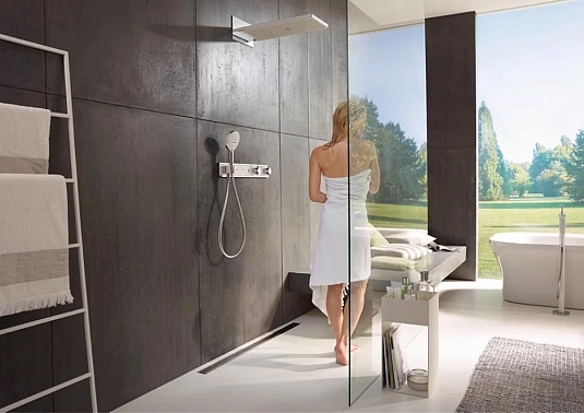 Фото - Душ верхний Hansgrohe Rainmaker Select 580 24011400 хром, белый - Hansgrohe