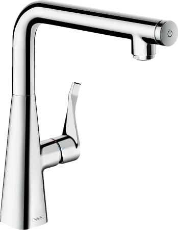 Фото - Смеситель для кухни Hansgrohe Metris Select 14847000, хром - Hansgrohe