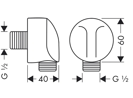 Фото - Душ гигиенический  Hansgrohe  71604000/13620180/27454000/32127000 хром, белый - Hansgrohe