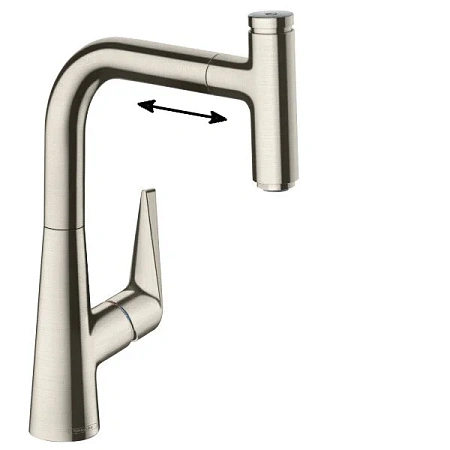 Фото - Смеситель для кухни Hansgrohe Talis Select S 72822800 серый - Hansgrohe