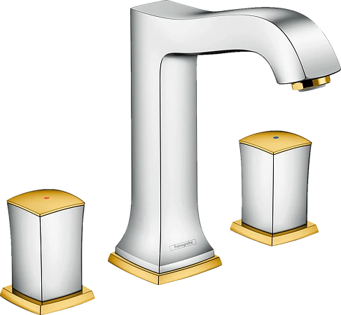 Фото - Смеситель для раковины Hansgrohe Metropol Classic 31305090, хром золото - Hansgrohe