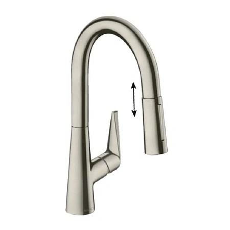 Фото - Смеситель для кухни Hansgrohe Talis 73850800 серый - Hansgrohe